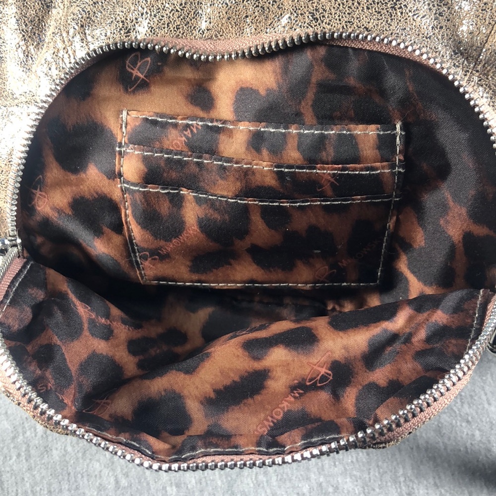 *NWOT* B. Makowsky Copper Glitter Shoulder Bag - Picture 2 of 9